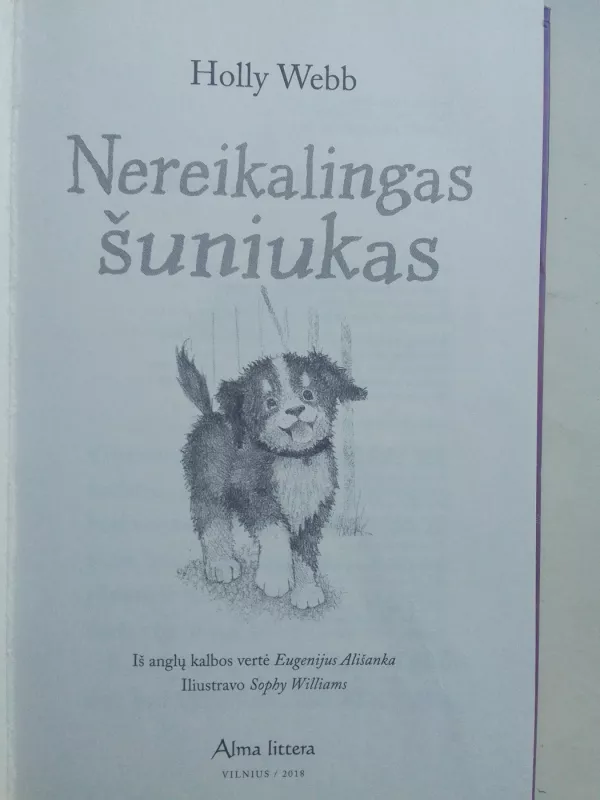 Nereikalingas šuniukas - Holly Webb, knyga 3