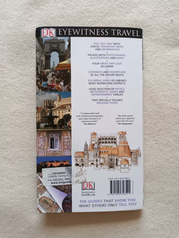 DK Eyewitness travel guide Lisbon - DK Eyewitness, knyga 3