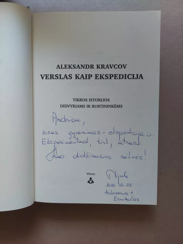 Verslas kaip ekspedicija - Aleksandr Kravcov, knyga 3