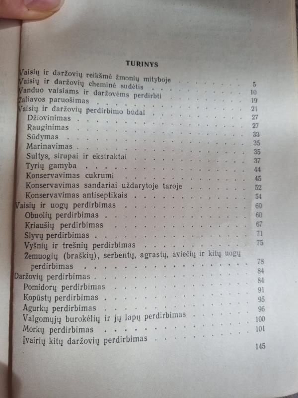 Vaisių ir daržovių perdirbimas - Jurgis Banaitis, knyga 4