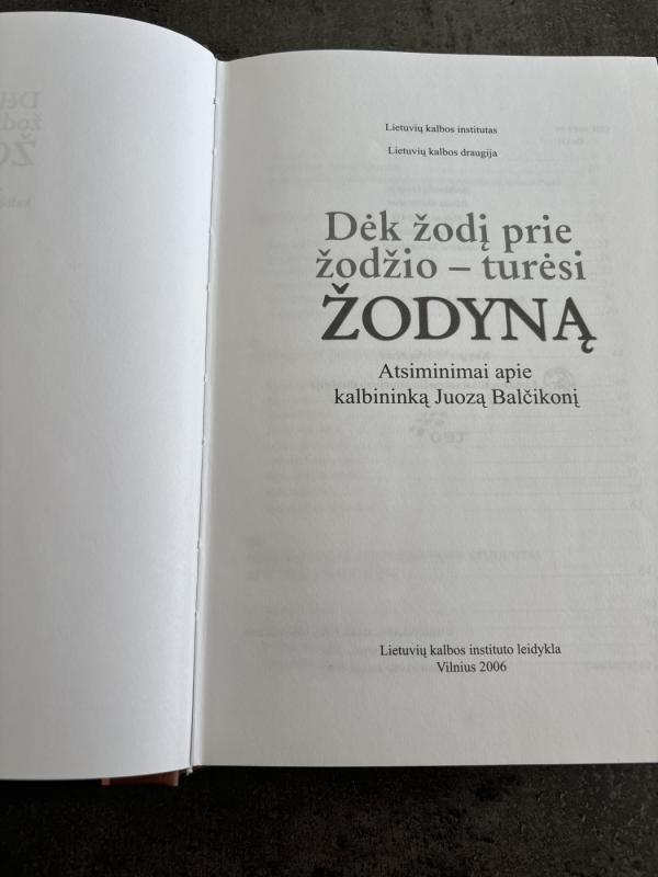 Dėk žodį prie žodžio - turėsi žodyną - Lietuvių kalbos institutas, knyga 5