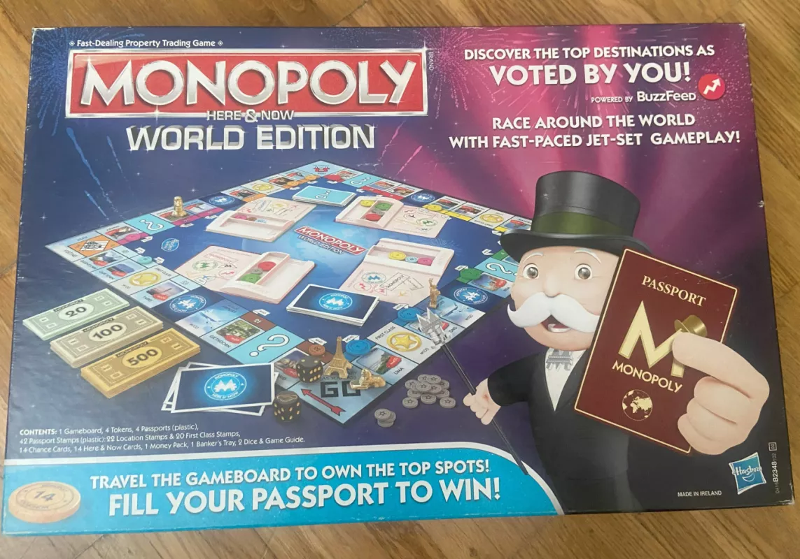 Monopoly Here & Now World Edition - , stalo žaidimas 3