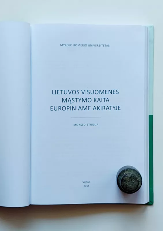 Lietuvos visuomenės mąstymo kaita Europiniame akiratyje - Povilas Aleksandravičius ir kiti, knyga 5
