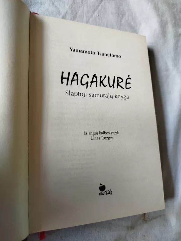 Hagakurė. Slaptoji samurajų knyga - Tsunetomo Yamamoto, knyga 3