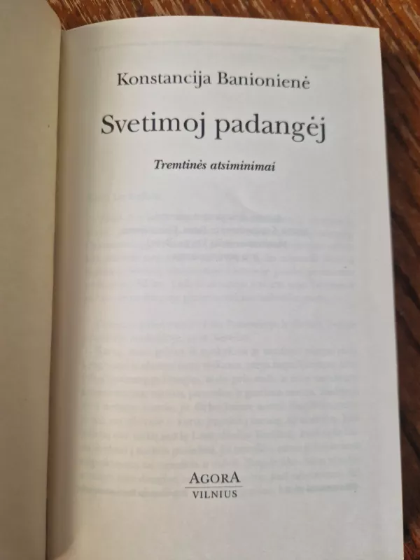 Svetimoj padangėj. Tremtinės atsiminimai - Konstancija Banionienė, knyga 3