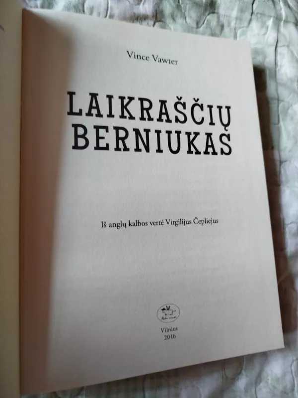 Laikraščių berniukas - Vince Vawter, knyga 3