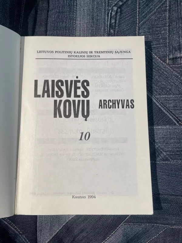 Laisvės kovų archyvas 10 - Dalia Kuodytė, knyga 2