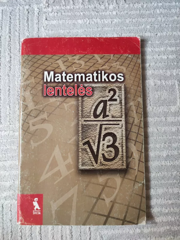 Matematikos lentelės - Autorių Kolektyvas, knyga 2