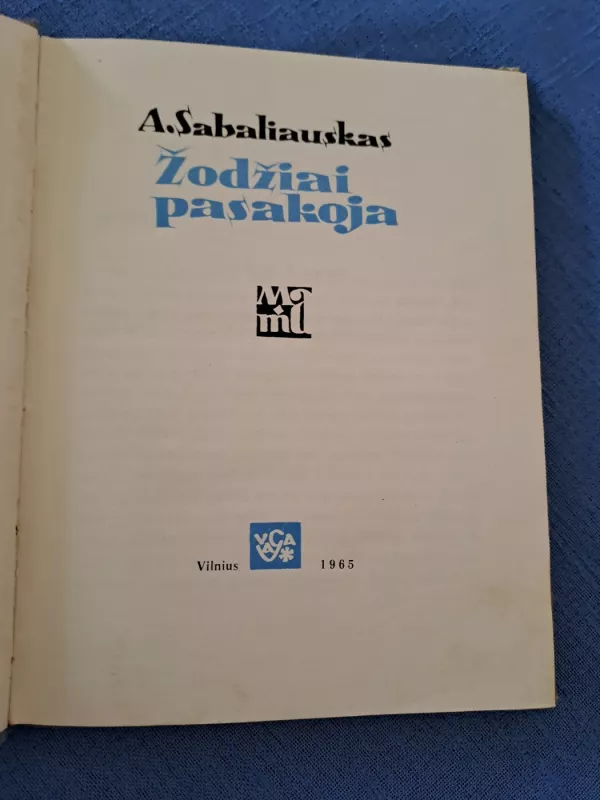 Žodžiai pasakoja - Algirdas Sabaliauskas, knyga 3