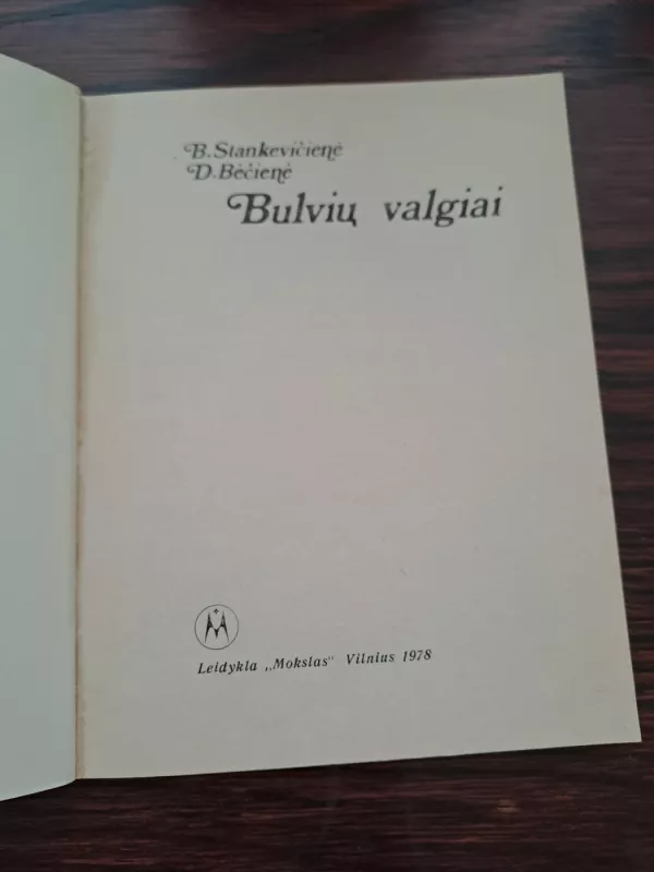 Bulvių valgiai - B. Stankevičienė, D.  Bėčienė, knyga 3