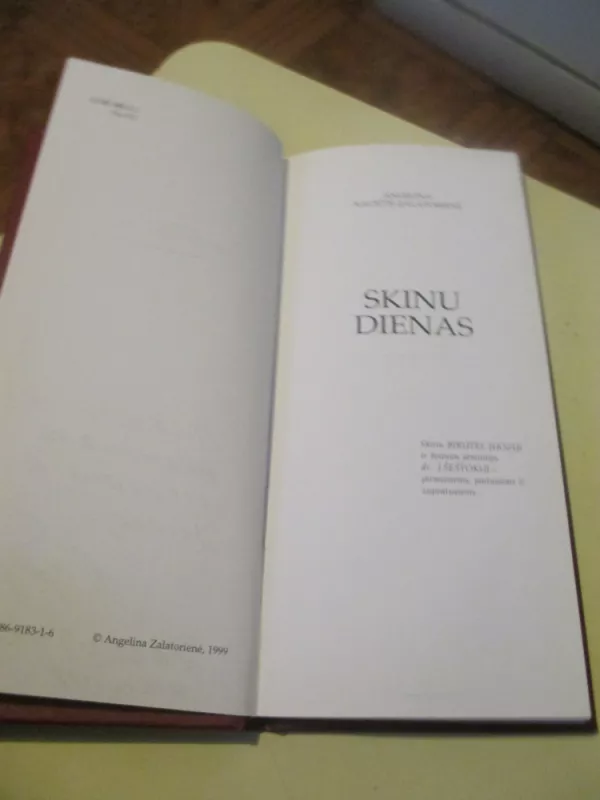 Skinu dienas - Angelina Zalatorienė, knyga 6