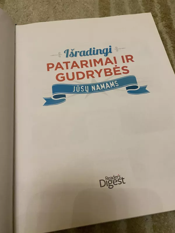 Išradingi patarimai ir gudrybės jūsų namams - Autorių Kolektyvas, knyga 5