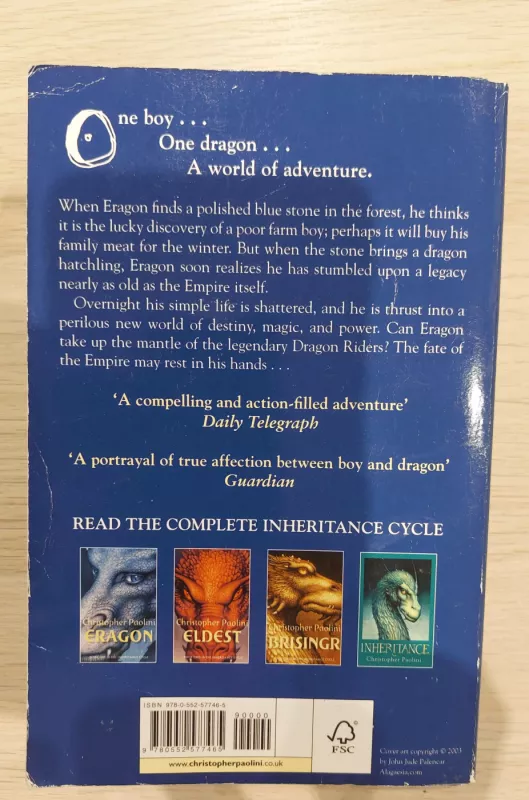 Eragon (Inheritance, Book 1) - Christopher Paolini, knyga 6