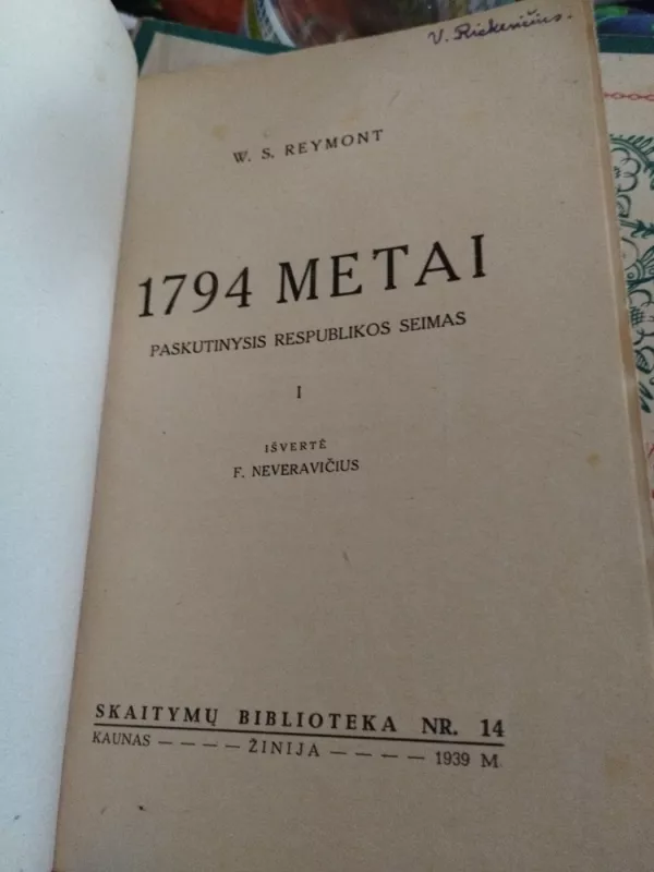 Paskutinis respublikos seimas - W. S.Reymont, knyga 5