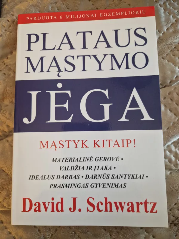 Plataus mąstymo jėga - Schwartz David J., knyga 2