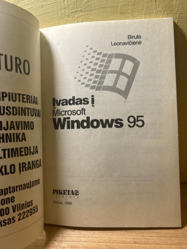 Įvadas į Microsoft Windows 95 - Birutė Leonavičienė, knyga 4