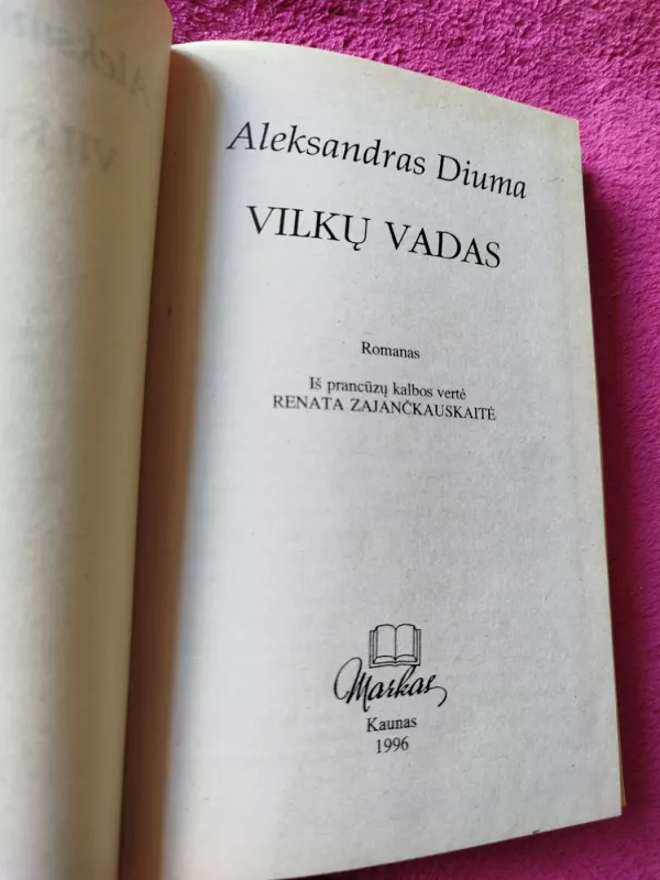 Vilkų vadas - Aleksandras Diuma, knyga 3