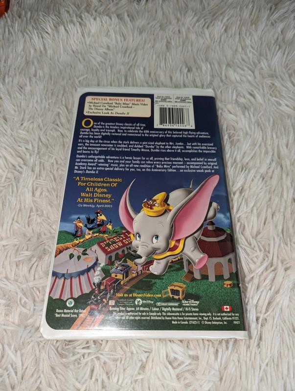 VHS Dumbo - disney, plokštelė 3