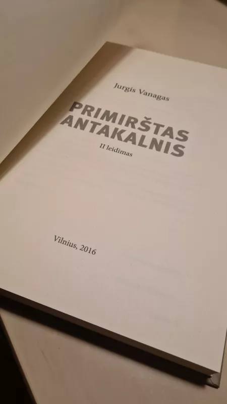 Primirštas Antakalnis - Jurgis Vanagas, knyga 3