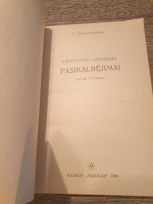 Lietuviški-lenkiški pasikalbejimai - J. Šimkauskienė, knyga 3