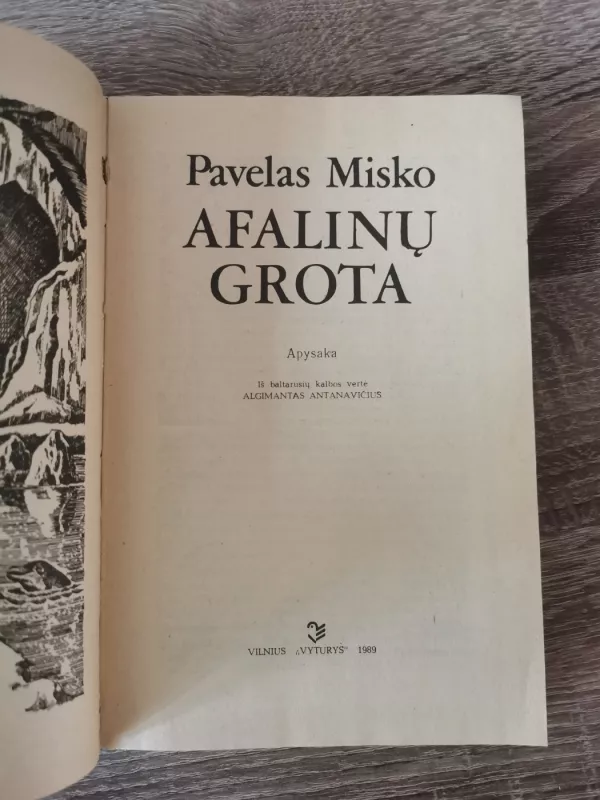 Afalinų grota - Pavelas Misko, knyga 3