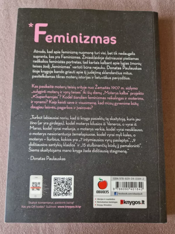 Feminizmas - žodis, kurio negalima minėti - Donatas Paulauskas, knyga 3