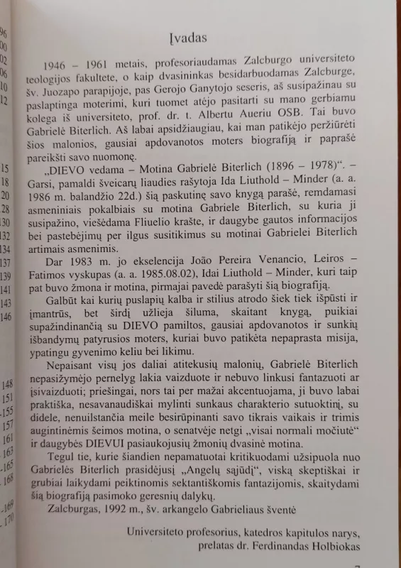 Dievo vedama. Motina Gabrielė Biterlich - Ida Liuthold-Minder, knyga 3