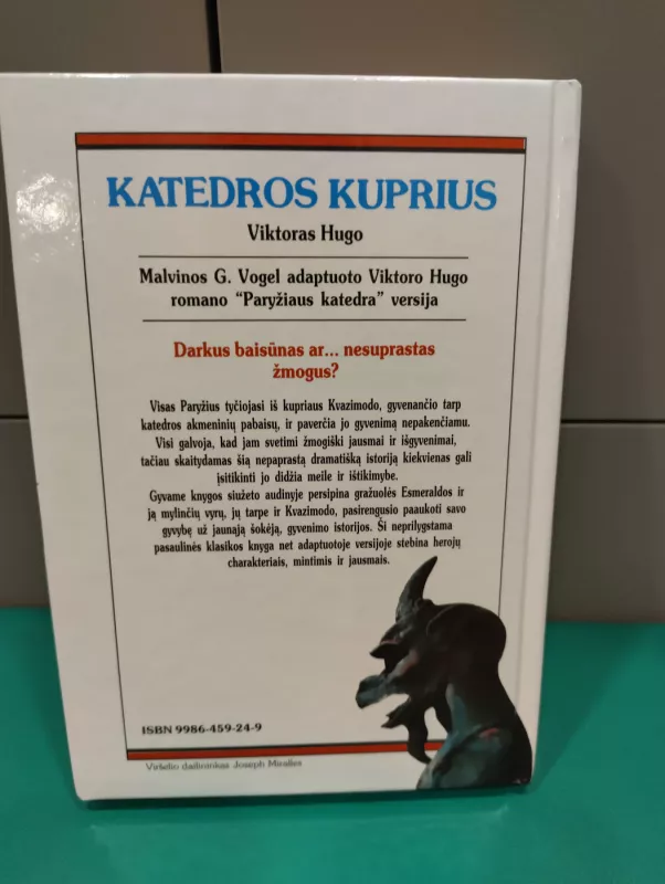 Katedros kuprius. Iliustruota didžioji klasika - Viktoras Hugo, knyga 3