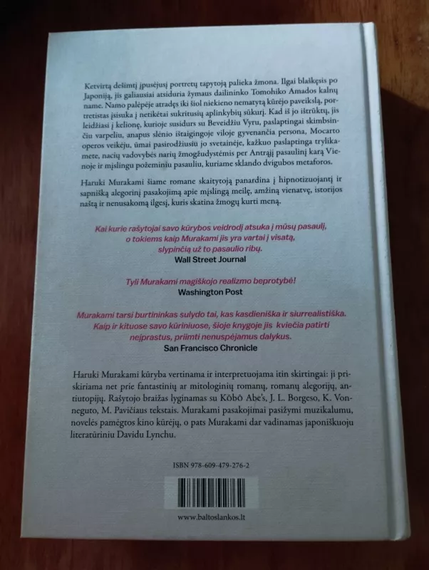 Komandoro nužudymas I dalis - Haruki Murakami, knyga 3