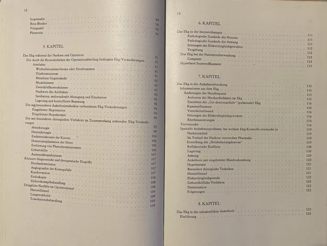 Elektrokardiographie für den Anästhesisten - W.N. Rollason, knyga 6