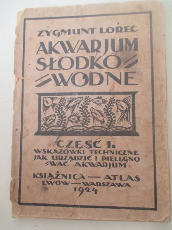 Akwarium słodkowodne - Zygmund Lorec, knyga 3