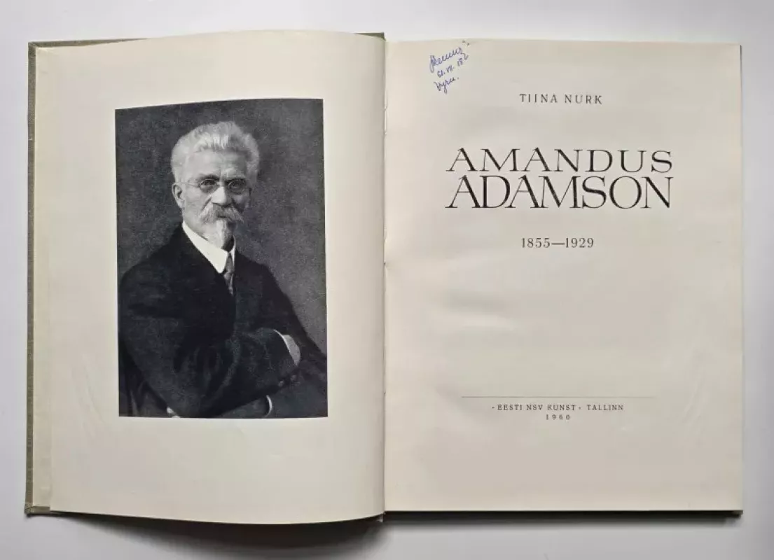 Amandus Adamson, 1855-1929 (estų k.) 1960 - Tiina Nurk, knyga 3