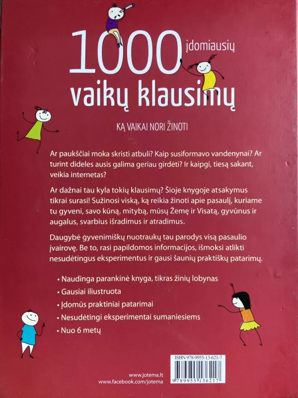 1000 įdomiausių vaikų klausimų: ką vaikai nori žinoti - Sabine Fritz, Elke Schwalm, Kerstin Landwehr, Heike Huwald, Isabel Liebers, knyga 3