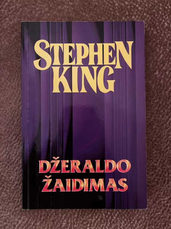 Džeraldo žaidimas - Stephen King, knyga 2