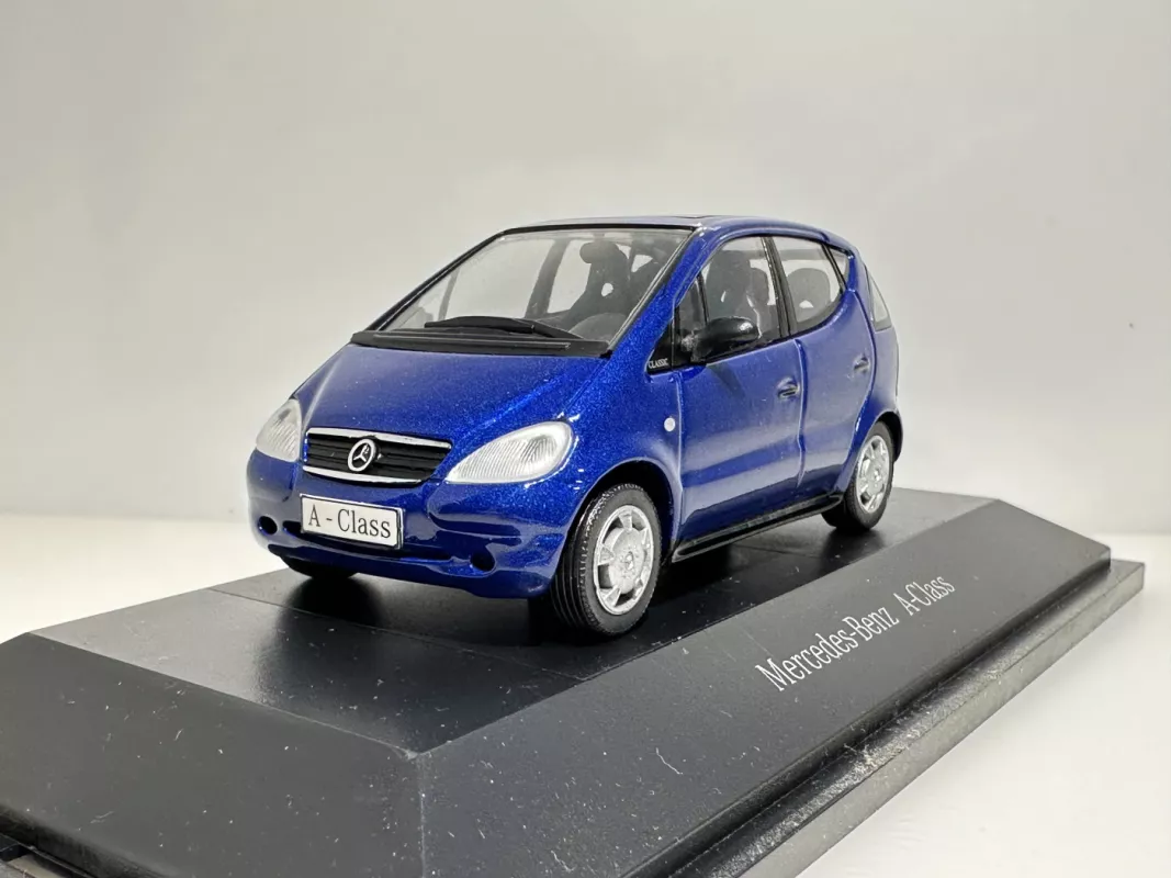 Mercedes-Benz A-Class W168 1997 mėlynas 1:43 Schuco - , namai ir interjeras 5