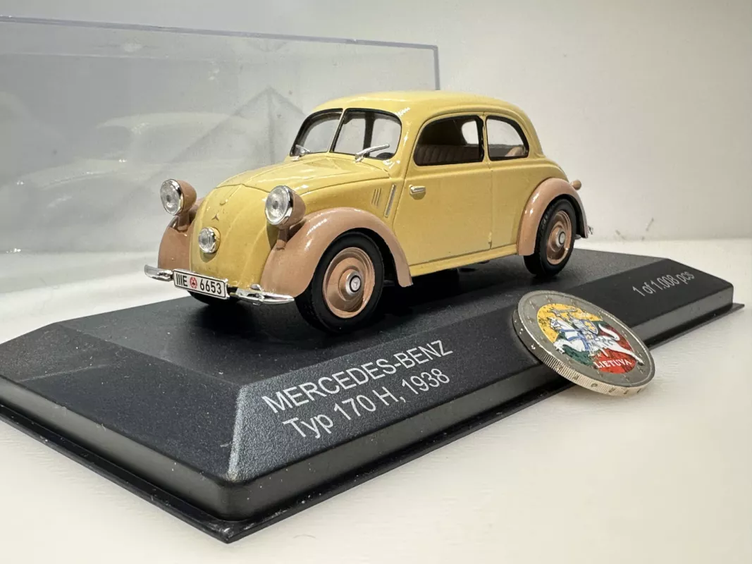 Mercedes-Benz Typ 170 H 1938 1:43 WhiteBox - , namai ir interjeras 2