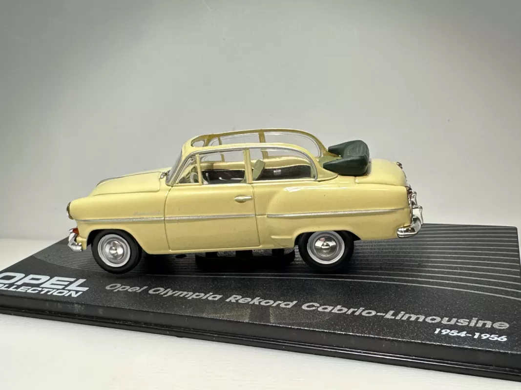 Opel Olympia Rekord Cabriolet-Limo 1954 1:43 Eaglemoss - , namai ir interjeras 5