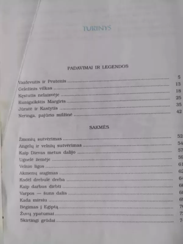 Lietuvių padavimai, legendos ir sakmės (I dalis) - Pranas Sasnauskas, knyga 4