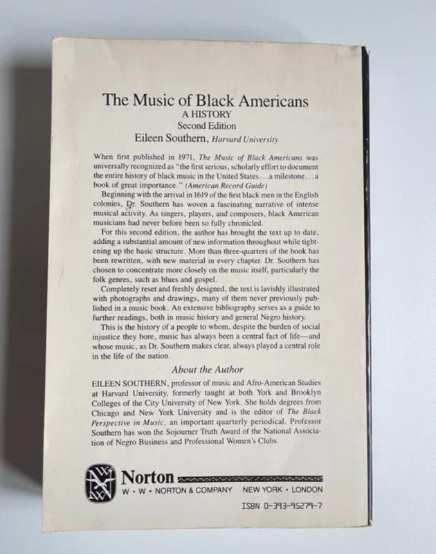 The Music of Black Americans - Eileen Southern, knyga 3