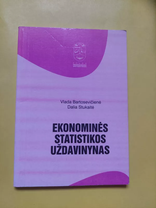 Ekonominės statistikos uždavinynas - Vladislava Bartosevičienė, knyga 2