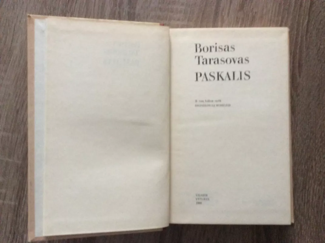 Paskalis - Borisas Tarasovas, knyga 3