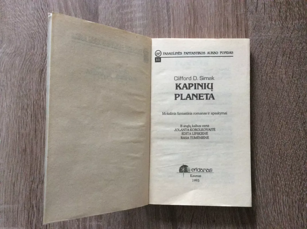 Kapinių planeta - Clifford D. Simak, knyga 3