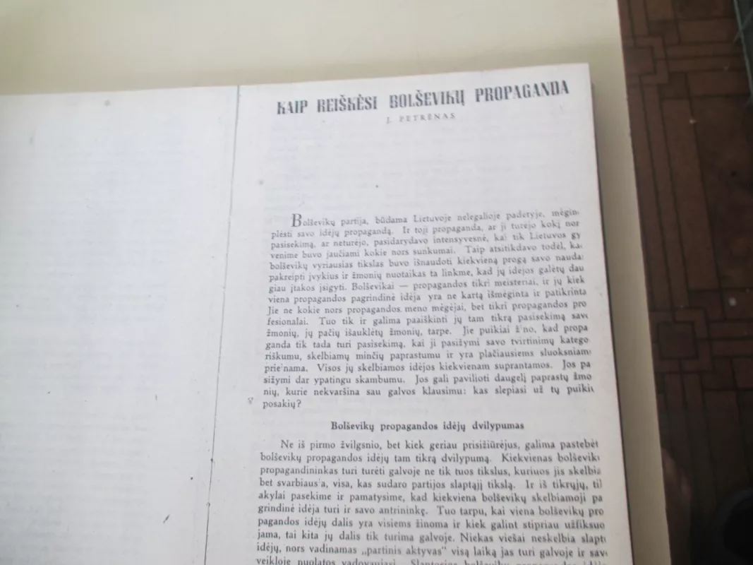 Lietuvių archyvas. Bolševizmo metai (II dalis) reprintas - J. Balčiūnas, knyga 5