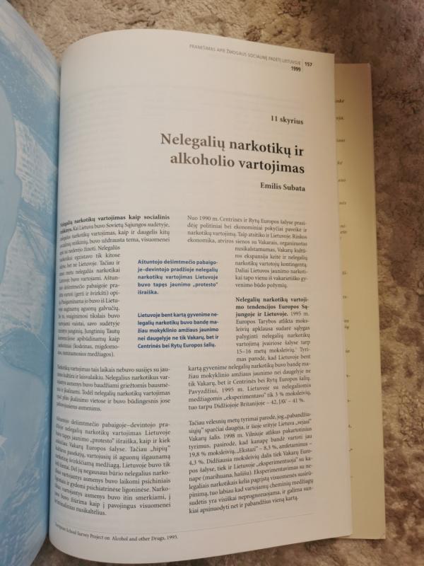 Pranešimas apie žmogaus socialinę raidą Lietuvoje 1999 - Autorių Kolektyvas, knyga 6