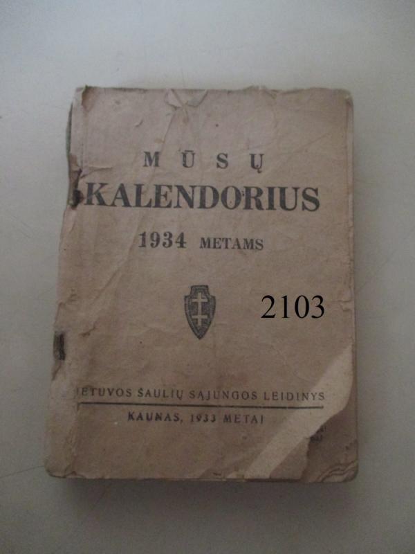 Mūsų kalendorius 1934 metams - Autorių Kolektyvas, knyga 2