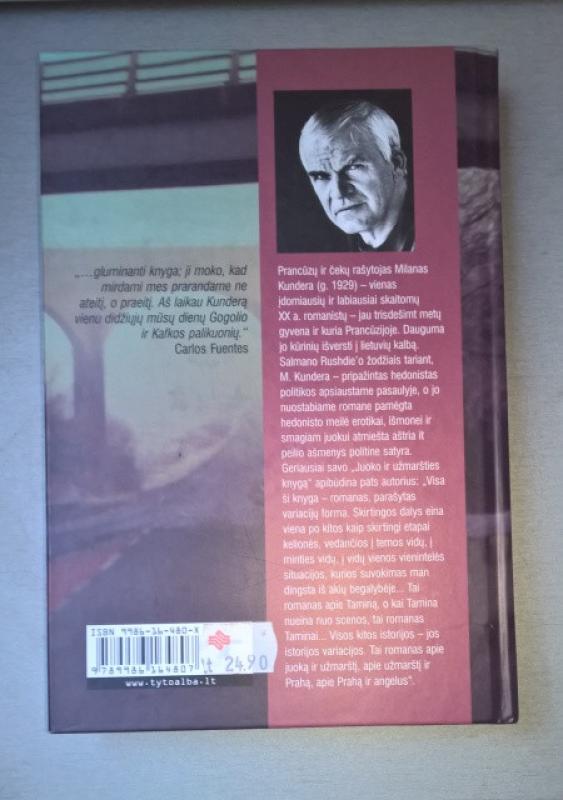 Juoko ir užmaršties knyga - Milan Kundera, knyga 4