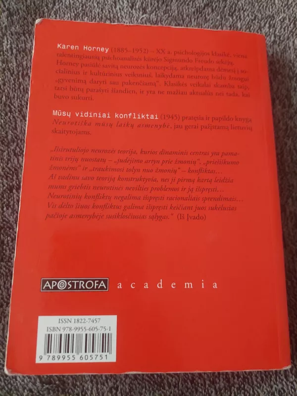 Mūsų vidiniai konfliktai: konstruktyvi neurozės teorija - Karen Horney, knyga 3