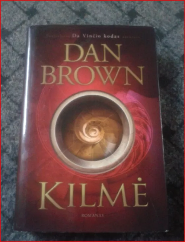 Kilmė - Dan Brown, knyga 2