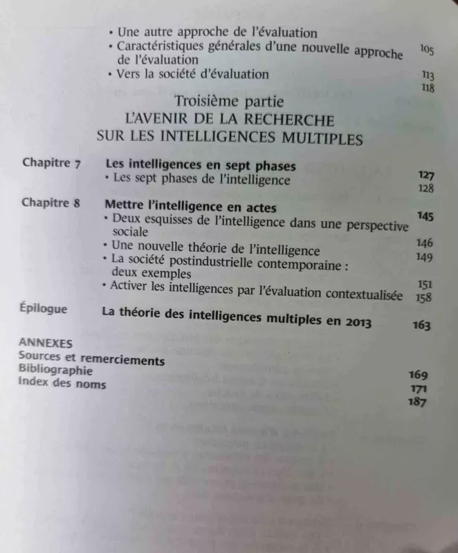 Les Intelligences Multiples - Howard Gardner, knyga 4