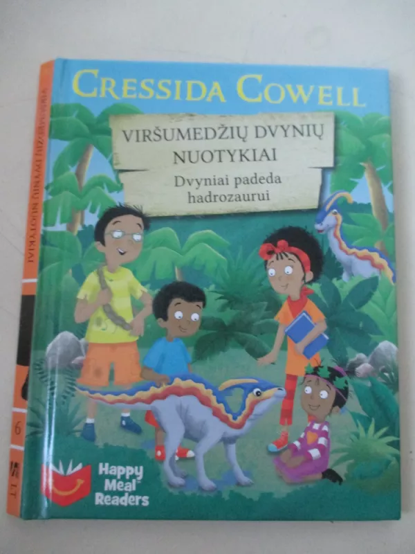 Viršumedžių dvynių nuotykiai. Dvyniai padeda hadrozaurui - Cressida Cowell, knyga 3